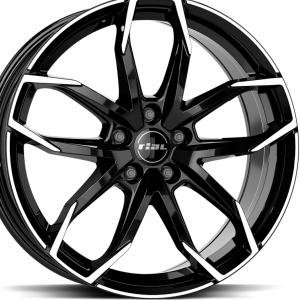 Rial Lucca Diam Black Pol 6.5x16 4/108 ET20 B65.1