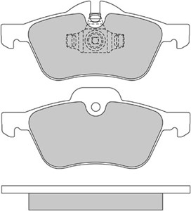 Bromsbeläggsats, Framaxel, MINI MINI, MINI Cabriolet, 3411 1 503 076, 3411 6 761 287, 3411 6 765 446, 3411 6 770 332