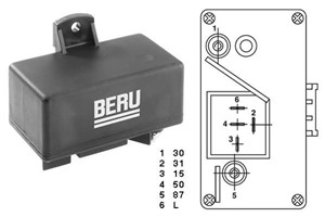 Kontrollenhet, glödstiftsystem, CITROËN,FIAT,LAND ROVER,PEUGEOT,RENAULT,SEAT,TALBOT, 05 81 CR 01, 4792112, 5946920, 5981 11, 5981 15, 59