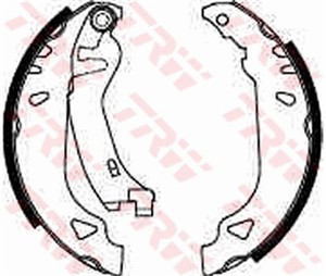 Bromsbackar, sats, Bakaxel, FIAT PUNTO, PUNTO Cabriolet, PUNTO Van, TEMPRA, TIPO, UNO, LANCIA DEDRA, DEDRA SW, DELTA II, Y, Y10, 0000005