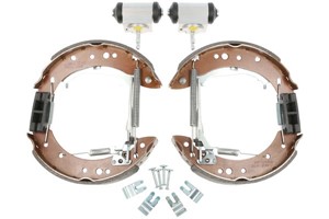 Bromsbackar, sats, Bakaxel, MITSUBISHI COLT VI, COLT CZC Cabriolet VI, SMART FORFOUR, MN186120