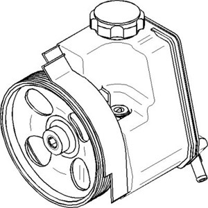 Servopump, PEUGEOT 206 CC, 206 Halvkombi, 206 SW, 206+, 4007 KX, 4007 XE