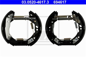 Bromsbackar, sats, Bak, HYUNDAI ATOS