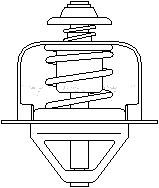 Termostat, kylvätska, CHEVROLET,OPEL,VAUXHALL, 13 38 005, 97135145
