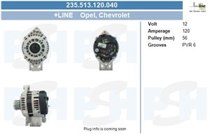 Generator, CHEVROLET CAPTIVA, EPICA, LACETTI, LACETTI Kombi, NUBIRA Kombi, NUBIRA Sedan, OPEL ANTARA A, VAUXHALL ANTARA A, 1202485, 4805