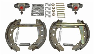 Bromsbackar, sats, Bakaxel, AUDI,VW, 171 698 100