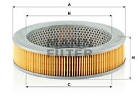 Luftfilter, DAIHATSU,MAZDA,NISSAN,SUBARU, 1-4215-604, 15546-22100, 16546-14800, 16546-18000, 16546-18001, 16546-18090, 16546-18094, 1654