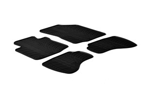 Gummimatta, kupé, Fram och bak, CITROËN C1, PEUGEOT 107, TOYOTA AYGO