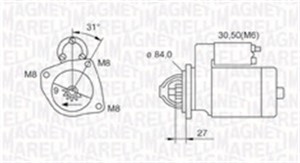 Startmotor, IVECO,RENAULT TRUCKS, 1516689R, 2994100, 2995990, 42498717, 500307724, 504086888, 504201467, 69502571