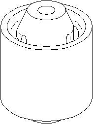 Bussning, länkarm, Bak, Inre, Fram, höger eller vänster, Nedre, AUDI A4 B7, A4 B7 Avant, A6 C6, A6 C6 Avant, SEAT EXEO, EXEO ST, 4F0 407