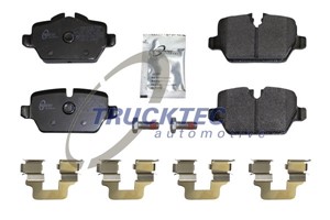 Bromsbeläggsats, Bakaxel, BMW 1 [E81, E87], 3 [E90], 3 Coupé [E92], MINI MINI COUNTRYMAN, MINI PACEMAN, 34 21 6 767 145, 34 21 6 767 146