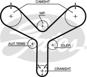 Kamrem, TOYOTA LAND CRUISER 100, LAND CRUISER 200, 1356809070, 1356850020, 1356859095