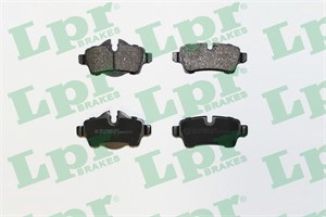 Bromsbeläggsats, Bakaxel, MINI MINI, MINI Cabriolet, MINI CLUBMAN, MINI Coupé, MINI Roadster, 34216772894, 34216778325, 34216778326, 342