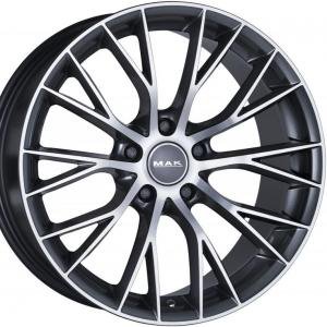 MAK Munchen Gunmetal Machined Face 8x17 5/112 ET35 B76