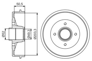 Bromstrumma, Bakaxel, NISSAN MICRA III, MICRA C+C III, NOTE, 43206 AX650