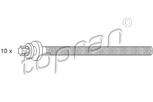Bultsats, topplock, ALFA ROMEO,CHEVROLET,FIAT,OPEL,VAUXHALL, 06 07 960, 06 07 960S, 6 07 960, 6 07 960S, 71739839S, 90412701