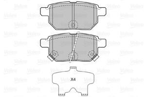 Bromsbeläggsats, Bakaxel, LEXUS CT, TOYOTA COROLLA Sedan, PRIUS, PRIUS PHV, PRIUS PLUS, URBAN CRUISER, 04466-02330, 04466-47020, 04466-4
