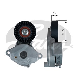 Spännrulle, flerspårsrem, TOYOTA VERSO S, 16620-47030