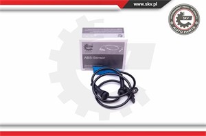 ABS-givare, Sensor, hjulvarvtal, Tvåsidig, CITROËN,PEUGEOT, 4545J8, 9665592380
