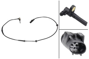 ABS-givare, Sensor, hjulvarvtal, Fram, höger eller vänster, CITROËN,FIAT,PEUGEOT, 4545.F1, 51725099