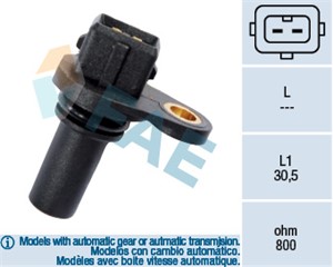 Varvtalssensor, automatväxellåda, AUDI,FIAT,FORD,LANCIA,SEAT,SKODA,VW, 095 927 321 A, 095 927 321 C, 095 927 321, 1006990, 1094772, 1527