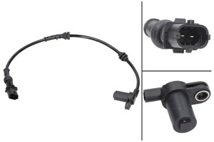 ABS-givare, Sensor, hjulvarvtal, Fram, höger eller vänster, OPEL,VAUXHALL, 1238236, 9115064