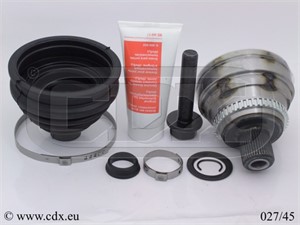 Drivknut, Framaxel, På hjulsidan, AUDI 80 B4 Avant, 80 B4 Sedan, 90 B3, CABRIOLET B3, COUPE B3, 893498099L
