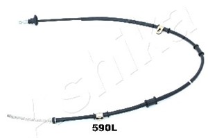 Vajer, parkeringsbroms, Vänster bak, MITSUBISHI LANCER IV, LANCER V, LANCER Halvkombi IV, MB520341, MB520641