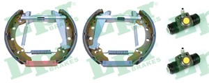 Bromsbackar, sats, Bakaxel, AUDI,SEAT,SKODA,VW, 1H0698511X