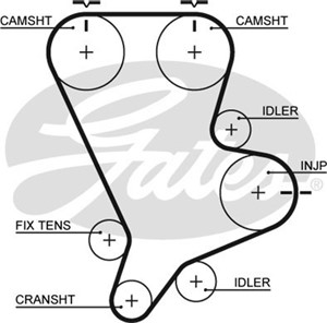 Kamrem, KIA CARNIVAL I, CARNIVAL II, 0K551-12-205B