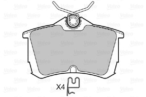 Bromsbeläggsats, Bakaxel, HONDA ACCORD VI, ACCORD VII, ACCORD Hatchback VI, ACCORD Tourer VII, 43022S1AE03, 43022-S1A-E03, 43022S1AE04,