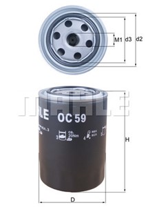 Oljefilter, passar många modeller, 00024151017, 0003141914, 0003563591, 0024151017, 0024151018, 0494133, 0498401, 0650372, 100325, 11126