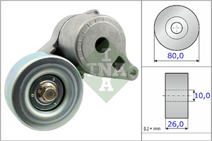 Sträckare, flerspårsrem, MITSUBISHI CARISMA Sedan, LANCER VI, LANCER VII, MD373939