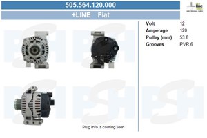 Generator, ALFA ROMEO,FIAT,LANCIA, 1608858080, 1617116680, 51854103, 51944878, 52092132