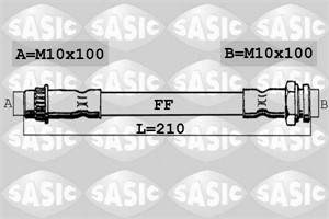 Bromsslang, Bakaxel, CITROËN C2, C3 I, C3 Pluriel, PEUGEOT 1007, 4806C0