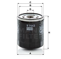 Oljefilter, FORD,FORD USA, 1890 364, 2193 141