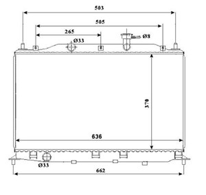 Kylare, motorkylning, HYUNDAI ACCENT III, ACCENT Sedan III, 253101E000, 253101E001