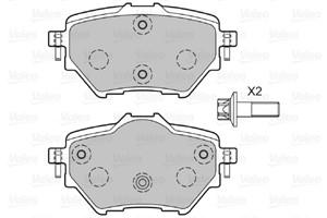 Bromsbeläggsats, Bakaxel, CITROËN,OPEL,PEUGEOT,VAUXHALL, 1609000680, 1617535380, 1636413980, 1678167980, 95525378