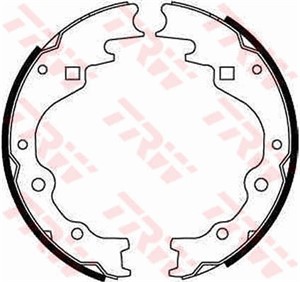Bromsbackar, sats, Bakaxel, KIA,MAZDA, 0K70Y2638Z, 0K7242638Z, 0K72A2638Z, 0K7562638Z, 58350-4E000, 58350-4EA00, BB0231331A, K0BL12638Z,