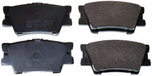 Bromsbeläggsats, Bakaxel, LEXUS ES, TOYOTA CAMRY Sedan, RAV 4 III, RAV 4 IV, 04466 06070, 04466 06100, 04466 33160, 04466 33180, 04466 4