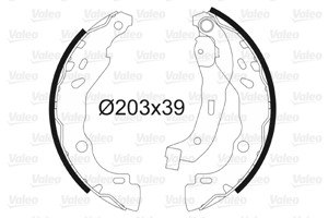 Bromsbackar, sats, Bakaxel, RENAULT CLIO II, CLIO Skåp/halvkombi II, THALIA I, 440609415R, 6001551409, 7701206429, 7701207178, D40601HD3