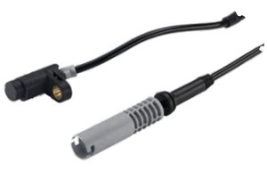 ABS-givare, Sensor, hjulvarvtal, Fram, höger eller vänster, BMW 7 [E38], 1 182 076, 34521182076