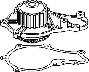 Vattenpump, CITROËN,FORD,MAZDA,PEUGEOT,TOYOTA, 1 147 585, 1 348 621, 1 359 942, 1 366 614, 1 705 390, 1201 F9, 1201 G8, 16 094 173 80, 2