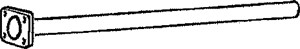 Avgasrör, Mitt, SAAB 900 I, 900 Combi Coupe I, 4017182, 8595-49-240