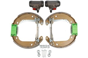 Bromsbackar, sats, Bakaxel, PEUGEOT 206 Halvkombi, 42418K, 4241K5, 4241N1, 424212
