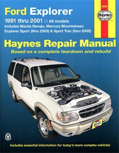 Haynes Reparationshandbok, Ford Explorer Sport 03, Trac 05, Universal