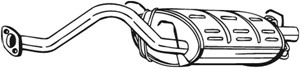 Bakre ljuddämpare, HONDA CIVIC Fastback VI, CIVIC Hatchback VI, 18030ST3E40, 18307ST3E40, 18307ST3E60