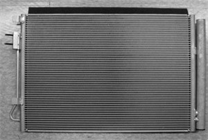 Kondensor, klimatanläggning, HYUNDAI,KIA, 8134320, 976061R000, 976061S000, 976061W000, 976061W001, 976062V000
