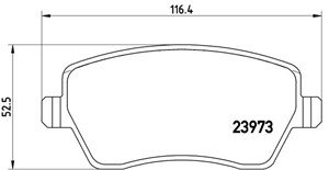 Bromsbeläggsats, Bakaxel, Framaxel, DACIA,LADA,MERCEDES-BENZ,NISSAN,RENAULT, 4106000Q0K, 410604076R, 410604775R, 410608481R, 41060AX601,