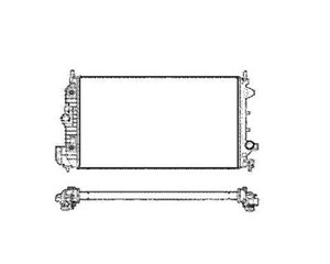 Kylare, motorkylning, FIAT CROMA, OPEL SIGNUM Halvkombi, SAAB 9-3, 9-3 Kombi, VAUXHALL SIGNUM, 1300412, 13156387, 51770420, 51825587